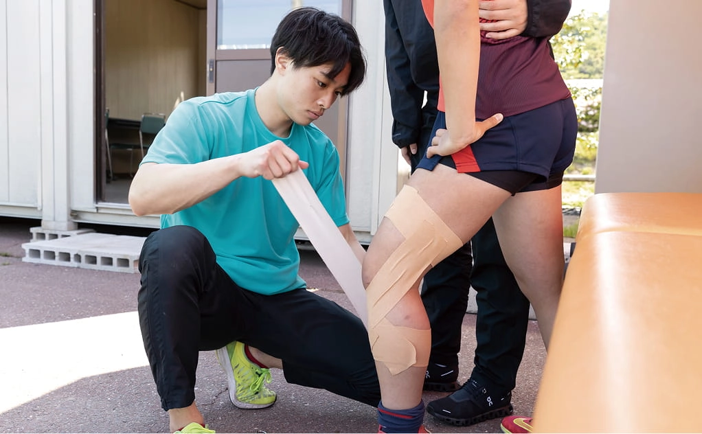就職指導をしている様子