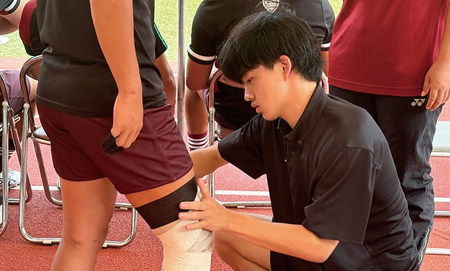 大学ラグビーチーム リーグ戦メディカルサポート