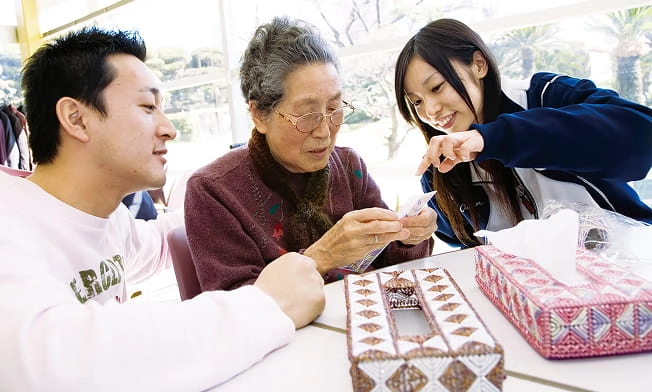 作業療法士の様子