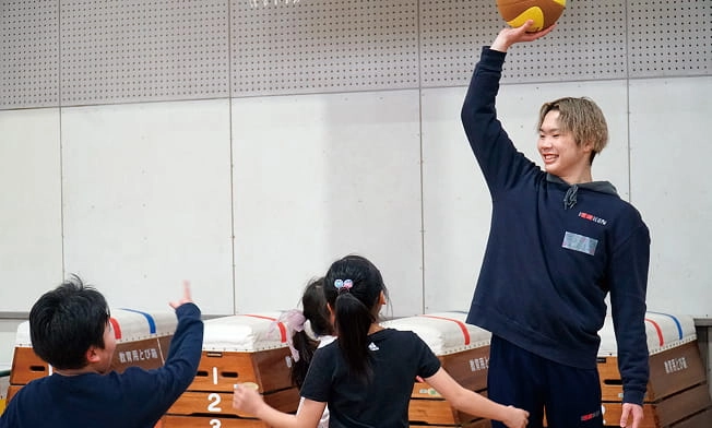 子どもスポーツイベント企画・運営実習の様子
