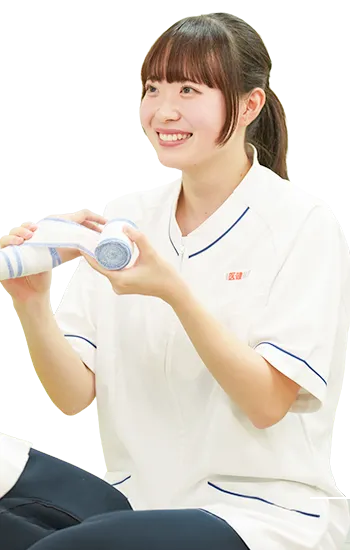 柔道整復師の学科の学生