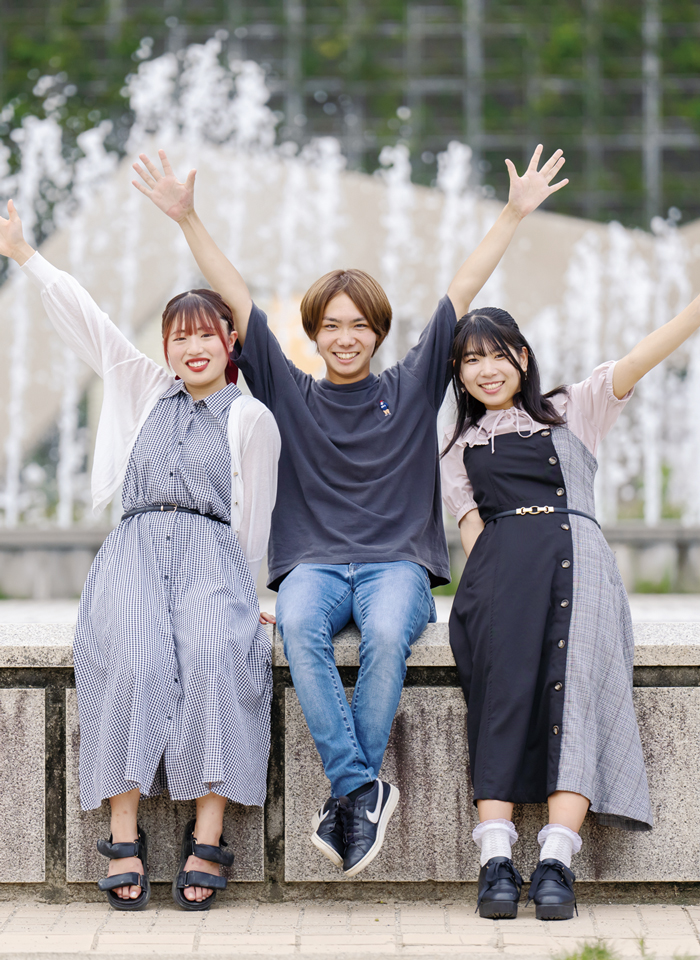 こども保育科 千葉さん こども保育科 澤田さん こども保育科 三宅さん