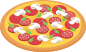 ピザのイメージアイコン